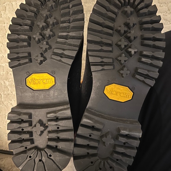 Off white Virgil Abloh x timerland black velvet boots - Picture 5 of 8